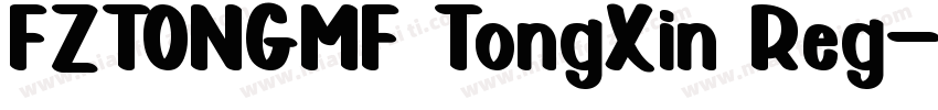 FZTONGMF TongXin Reg字体转换